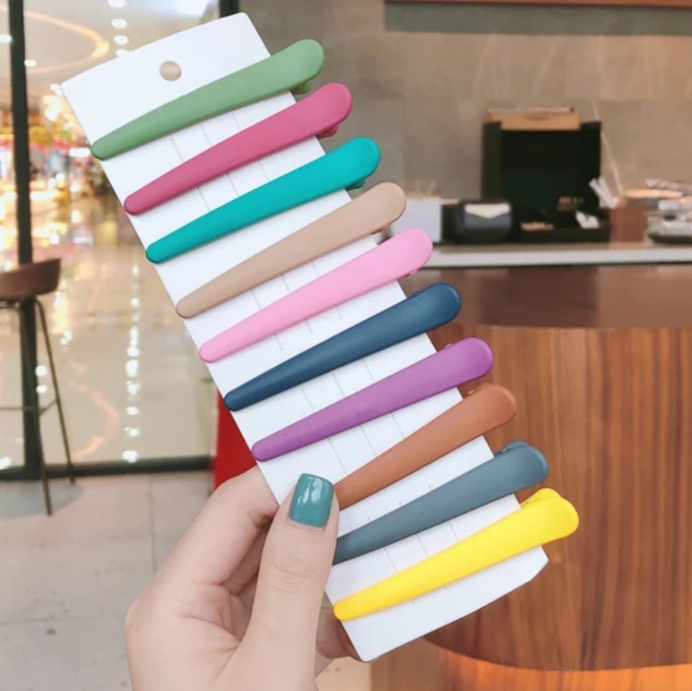3" Trendy Oversized Big Colorful Hair Clips Pins